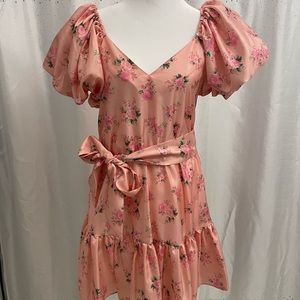 Love shack fancy X target floral mini dress size 6